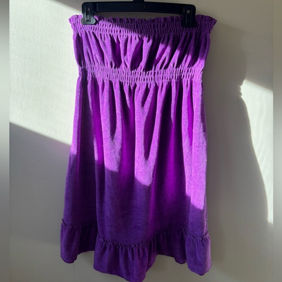 OP Y2K Terry Cloth Sparkle Mini Dress - Picture 1 of 8